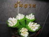 รูปย่อ ดอกไม้ดินญีปุ่น(จำปีในกรวยใบตองปั้น) รูปที่2