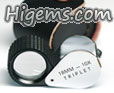 กล้องส่องเพชร 10 เท่า (10 X - 18 MM TRIPLET JEWELER'S LOUPE) รูปที่ 1