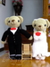 รูปย่อ ตุ๊กตาถักโครเชต์คู่รักหมีแต่งงานแต่งงาน   รูปที่3