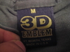 รูปย่อ เสื้อ VINTAGE 3D EMBLEM  1987s  DEAD STOCK  สีเขียว ผ้าบาง  50/50  Size M ลายทหารปักธง รูปที่2