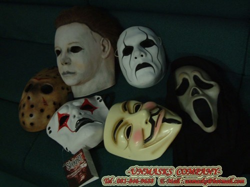 ขายหน้ากาก V For Vendetta Slipknot Jason Halloween และหน้ากากอื่นๆ นำเข้าจากอเมริกาครับ รูปที่ 1