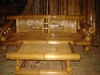 รูปย่อ เฟอร์นิเจอร์ไม้ โต๊ะ เก้าอี้ เตียง ชิงช้าสนามฯลฯ ผลิตจากไม้ตาล ไม้ไผ่ และรับผลิตตามสั่ง รูปที่3