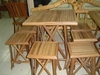 รูปย่อ เฟอร์นิเจอร์ไม้ โต๊ะ เก้าอี้ เตียง ชิงช้าสนามฯลฯ ผลิตจากไม้ตาล ไม้ไผ่ และรับผลิตตามสั่ง รูปที่6