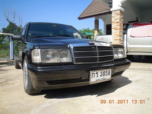 ขาย Benz 190E สีดำ ติดแก๊ส รูปที่ 1