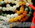 108 Pcs. Multicolor Myanmar Jade Necklace
