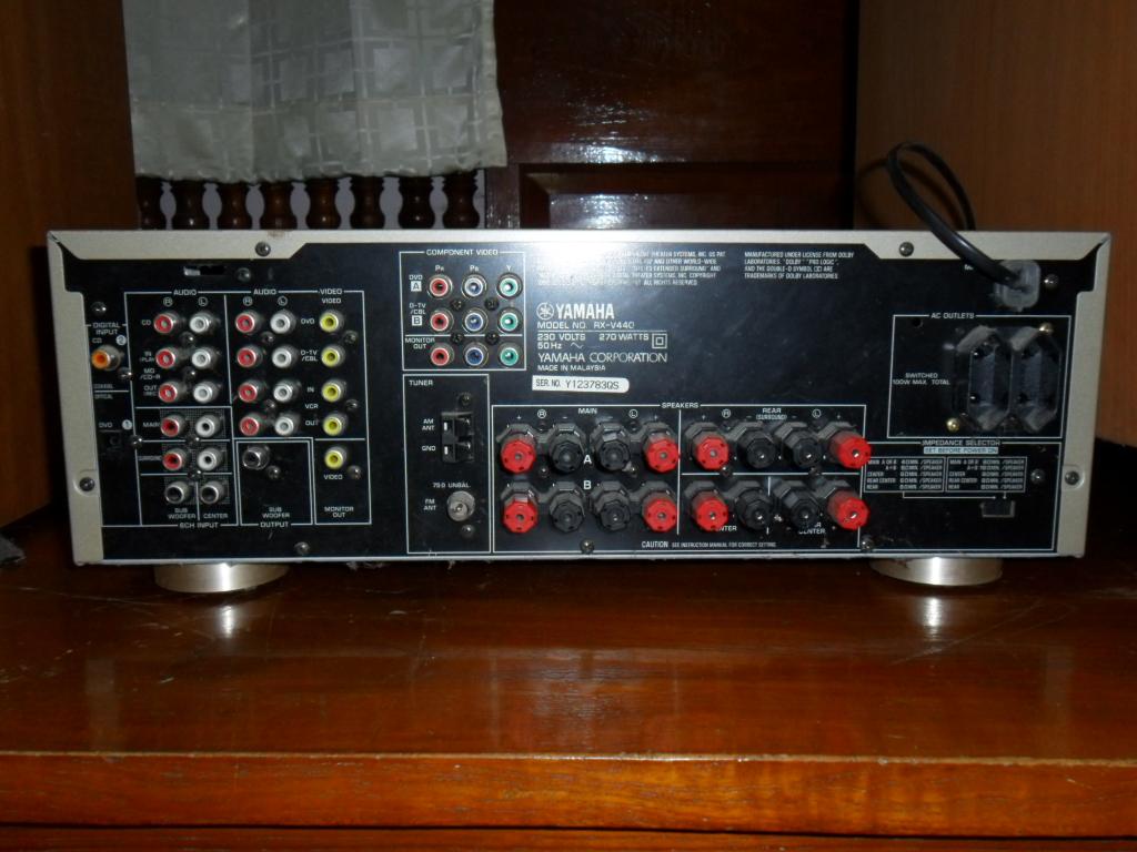 ขายชุดโฮมเธียเตอร์ Yamaha RX-V44D Receiver 6.1 ระบบเสียง DSP รูปที่ 4