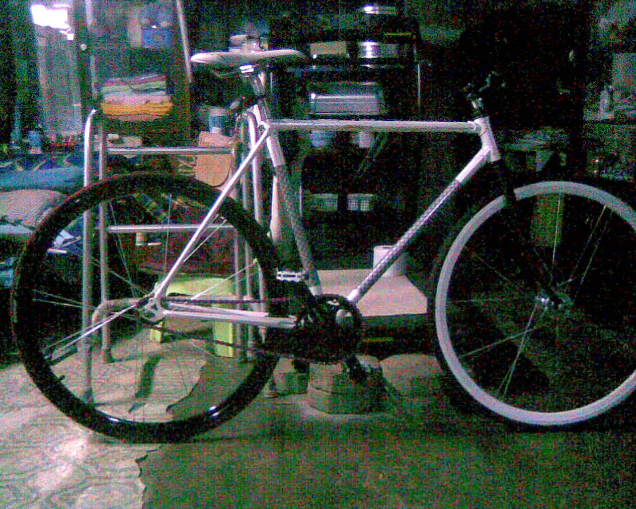 ขายจักรยาน fixed gear สีขาว รูปที่ 1