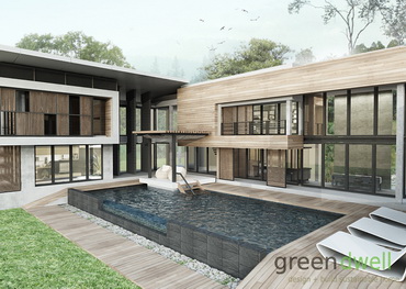 ออกแบบ บ้านประหยัดพลังงาน แบบบ้านสำเร็จรูป Green Home by GreenDwell รูปที่ 1