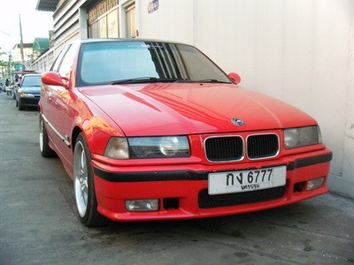 รถยนต์มือสอง BMW SERIES 3 325i E36 ปี1996 สีแดง เกียร์ธรรมดา เครื่องเบนซิน+ 2500cc + แก๊ส LPG หัวฉีด รูปที่ 1