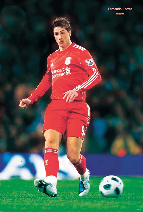 Football Poster : โปสเตอร์ Fernando Torres Liverpool  รูปที่ 1