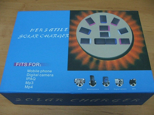 แสงอาทิตย์ชาร์ตแบตทั้งGPS และโทรศัพท์จาก(Solar Charger)+สายชาร์ทปลาหมึก   รูปที่ 2