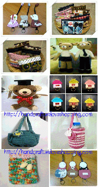 งาน handmade กระเป๋าตังค์ ซองมือถือ ตุ๊กตาถัก ที่เก็บกุญแจ  ของชำร่วยในแบบไม่เหมือนใคร งานควิลท์ งานถัก ราคาปลีกและส่ง รูปที่ 1