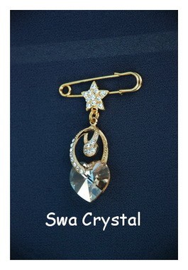 จำหน่ายเข็มกลัดคริสตัล สวารอฟสกี้(Swarovski) ดีไซน์หรู มีระดับ หลากหลายสไตล์ให้เลือก ในราคาประหยัด คุ้มค่า รูปที่ 6