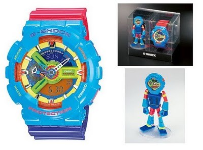 ขายนาฬิกา G-Shock Hyper Color รุ่น Limited (หายาก) พร้อมตุ๊กตา G-Shock Man รูปที่ 1
