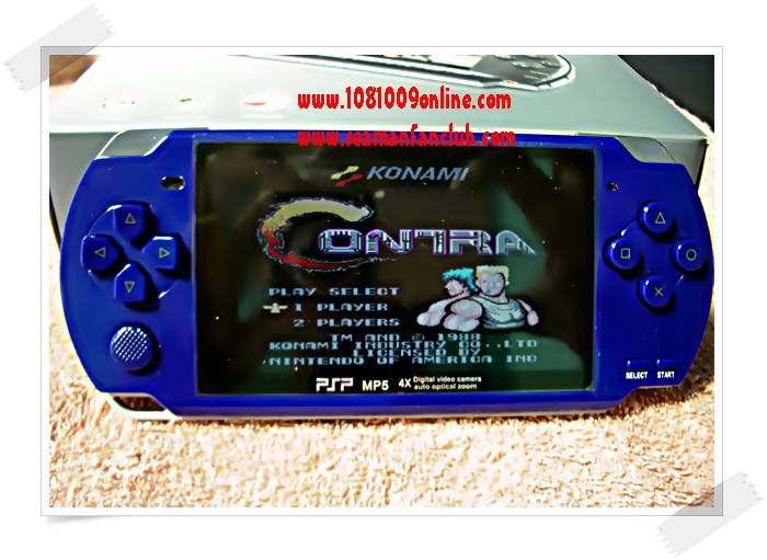 เครื่องเ่ล่นเกมส์ PSP จีน เล่นเกมส์ได้หลายแบบ ต่อออกทีวี ดูหนังชัดด้วยไฟล์ avi กล้องในตัว รูปที่ 1