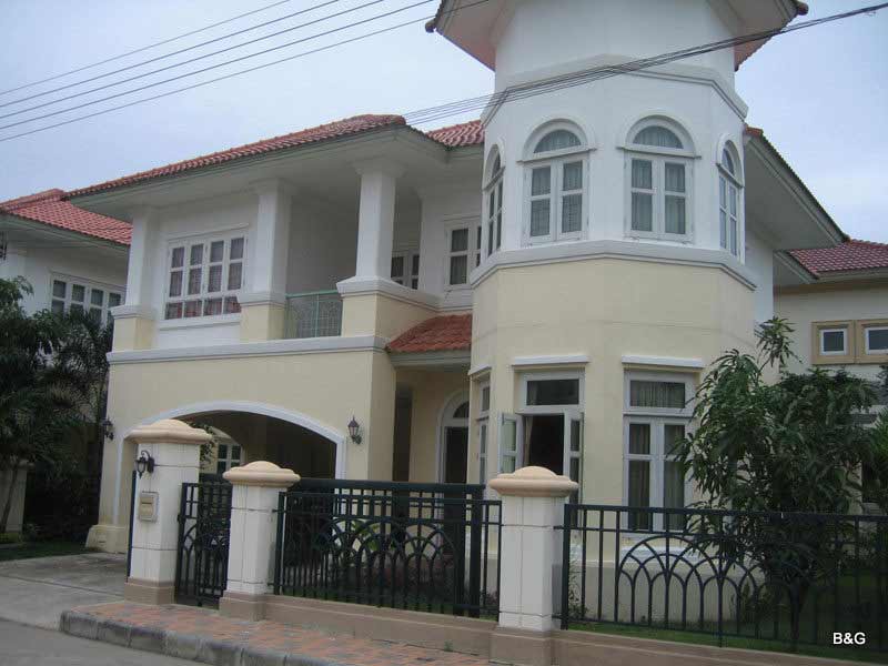Fully Beauty Furnished THAI HOUSE FOR RENT at Passorn 4 Village @ Rangsite-Nakorn Nayok road , THAI รูปที่ 1