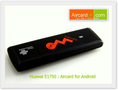 ขาย Aircardสำหรับ android pad หรือ tablet pc จีน Huawei E1750  ใช้ได้ทั้ง EDGE และ 3G ราคาพิเศษเพียง 1990 บาท 