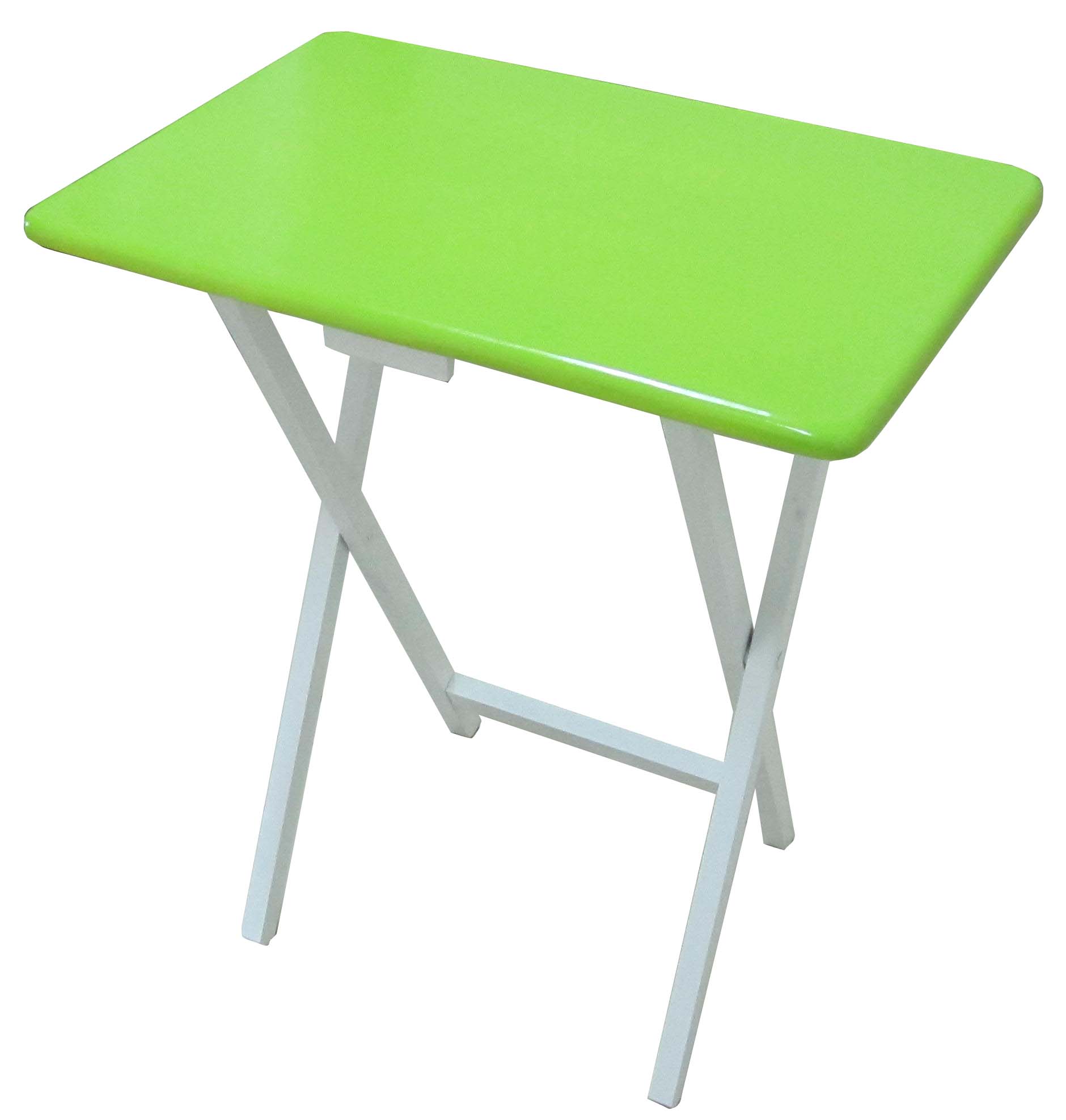 โต๊ะขาพับอเนกประสงค์ วางNoteBook โต๊ะทำเล็บ โต๊ะกินข้าวคนเดียว ฯลฯ มีหลายสีให้เลือก ผลิตจากไม้ยางพารา T.0849624525  รูปที่ 1