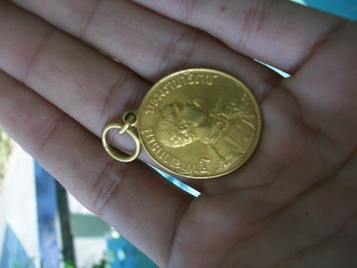 เหรียญรัชมังคลาภิเศก ร.5 (เนื้อทอง) รูปที่ 1