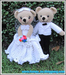 รูปย่อ ตุ๊กตาหมีแต่งงาน ของขวัญ ของชำร่วย ของขวัญรับปริญญา พิเศษๆ จ้า รูปที่5