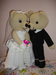 รูปย่อ ตุ๊กตาหมีแต่งงาน ของขวัญ ของชำร่วย ของขวัญรับปริญญา พิเศษๆ จ้า รูปที่6