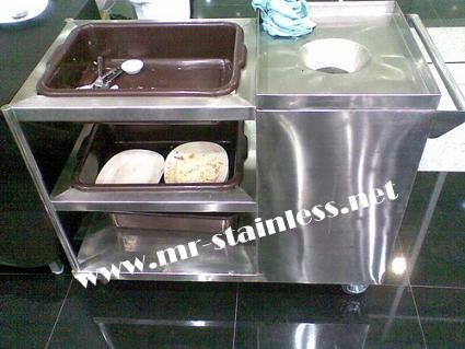 Mr.stainless , เครื่องสแตนเลสครัว , รถเข็นเก็บจาน , รถเข็นจาน , รถเข็น รูปที่ 2