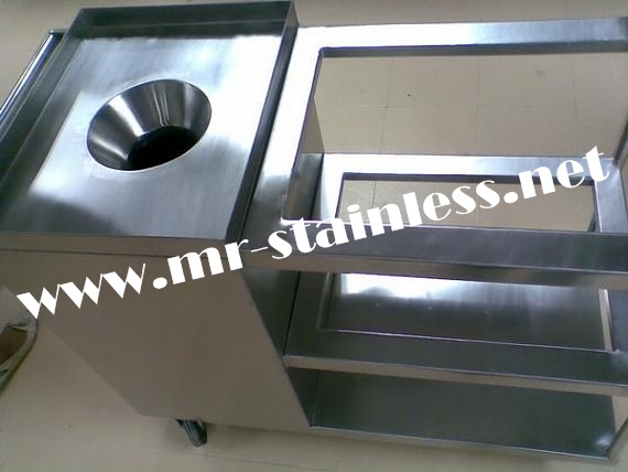 Mr.stainless , เครื่องสแตนเลสครัว , รถเข็นเก็บจาน , รถเข็นจาน , รถเข็น รูปที่ 3