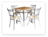 รูปย่อ ขาย ชุดโต๊ะอาหาร ชุดโต๊ะกินข้าว Dinerset เก้าอี้เหล็ก เก้าอี้อาหาร เก้าอี้กินข้าว ส่งตรงจากโรงงาน T.0860239810 รูปที่4