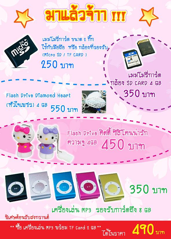 SD card / TF Card / Kitty Flash drive รูปที่ 1
