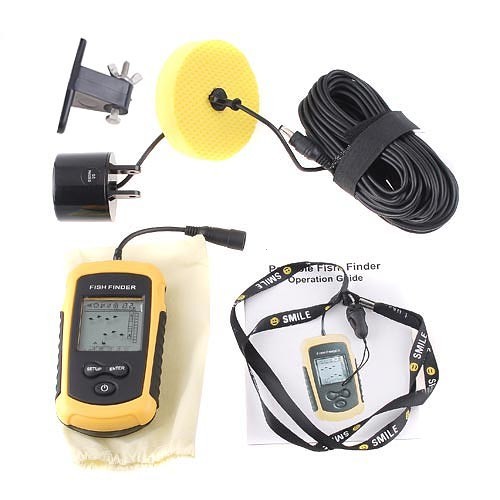 เครื่องโซน่าค้นหาปลา100m Portable Sonar Sensor Fish รูปที่ 3