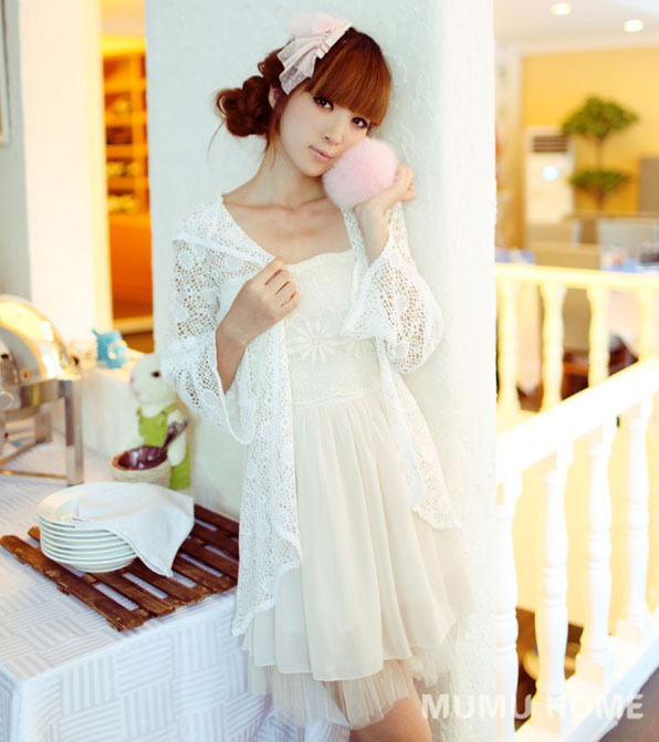 แฟชั่นผ้าลูกไม้ เดรสหรูลูกไม้สีขาว Look  Lady Lace เสื้อผ้าลูกไม้ กระโปรงลูกไม้ เสื้อสายเดี่ยวลูกไม้ ชุดราตรีลูกไม้  รูปที่ 2