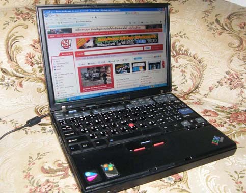 ขายโน๊ตบุค IBM Thinkpad x40 centrino ราคาถูกสภาพดีพร้อมใช้ทน รูปที่ 1