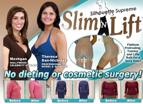 Slim N Lift California Beauty กางเกงกระชับสัดส่วน ลดไขมัน แบบเอวสูง รูปที่ 2