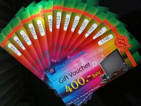 ขายด่วน Gift Voucher มูลค่า 5600 บาท ของร้าน The Future ในราคาลดพิเศษ เหลือเพียง 3000 บาท รูปที่ 1