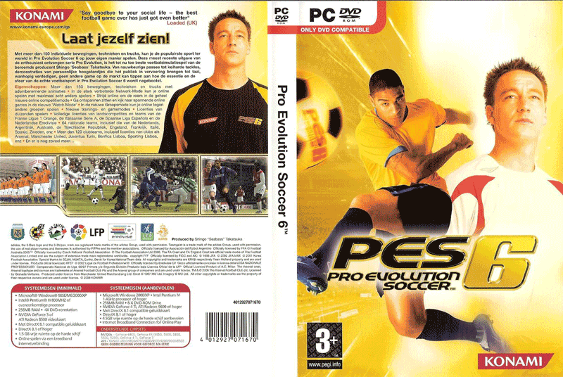 ขาย เกมส์ PES 5 6 2007 2008 รูปที่ 6