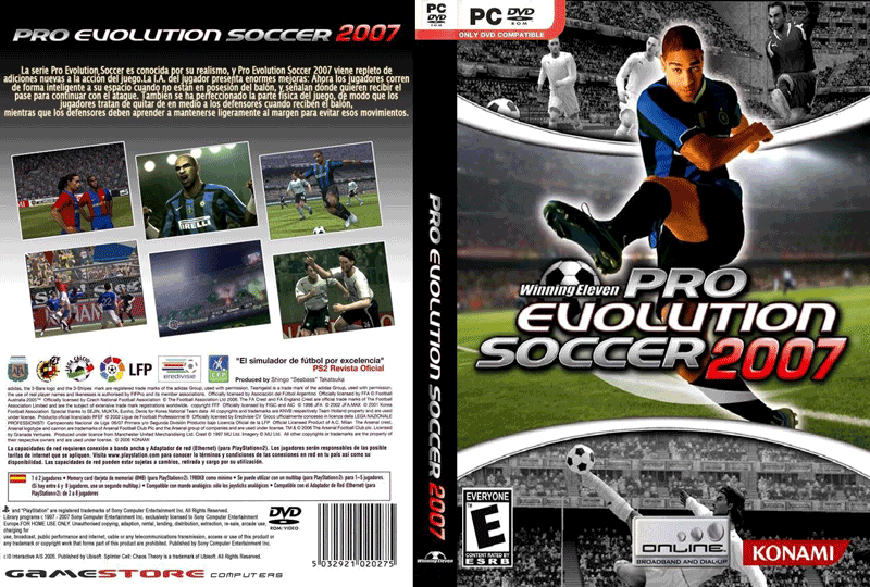 ขาย เกมส์ PES 5 6 2007 2008 รูปที่ 2
