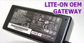 GATEWAY PA-1650-01 19V 3.42A AC Adapter PA1650-01 ยี่ห้อ LiteOn ราคา 800 บาทสำหรับ Solo Solo5100/Solo5150/Solo5300