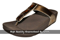 ขายรองเท้าแตะฟิตฟลอป FitFlop Pietra Bronze Flip Flop Sandal จำหน่ายรองเท้าผู้หญิงราคาถูก สีนำ้ตาลทอง UK3,4,5,6/US5,6,7,8