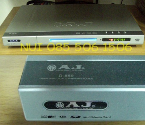 ขายเครื่องเล่น DVD AJ รุ่นD-889 ใช้งานได้ปกติ สภาพดี รูปที่ 1