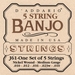 รูปย่อ ขายสายสำหรับ เครื่องดนตรี Strings Banjo - Violin - Guitar  รูปที่1