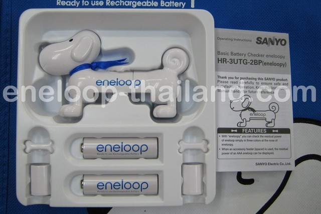 Eneloopy เครื่องเช็คถ่าน รุ่นใหม่ พร้อมถ่านEneloop AA 2 ก้อน ชาร์จ 1500 ครั้ง รูปที่ 2