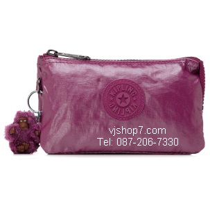 kipling Creativity Small Pouch Coated berry plum  รูปที่ 1