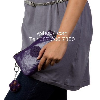 kipling Creativity Small Pouch Coated berry plum  รูปที่ 2