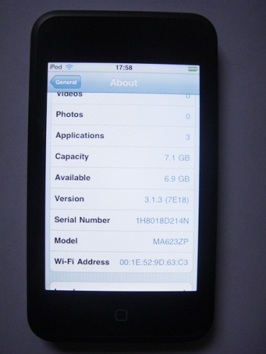 ขาย!! iPod Touch 8GB gen1 สภาพเยี่ยม อุปกรณ์ครบ รูปที่ 4