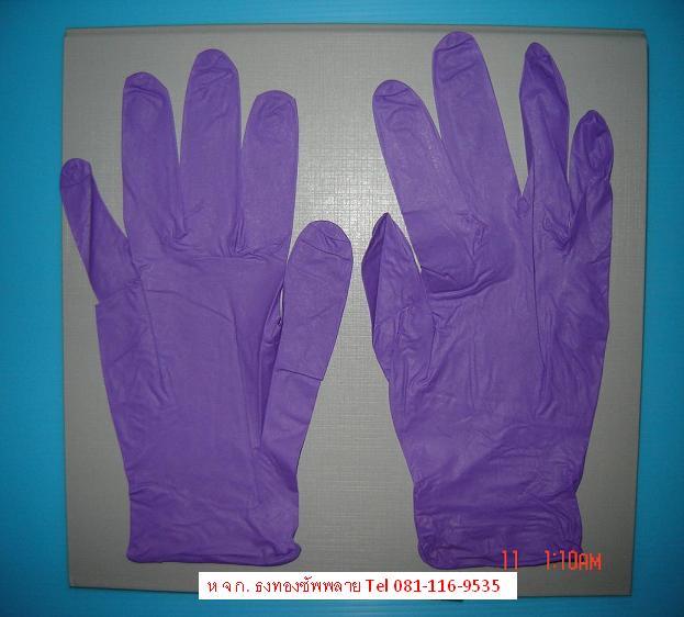 ถุงมือไนไตร TOP GLOVE(NITRILE TOP GLOVE ) มาตรฐาน ฟู๊ดส์เกรด สีฟ้า,สีม่าว,สีดำ,สีขาว ที่มีใบรับรองมาตรฐานจากต่างประเทศ ผ รูปที่ 1