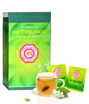 ชาขาวผสมสมุนไพร ตราไวท์เนเจอร์   WHITENATURE HERBAL TEA รูปที่ 1