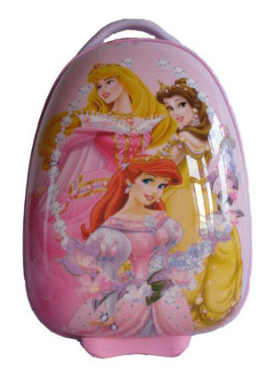 กระเป๋าล้อลากไฟเบอร์ทรงไข่ ลาย Princess ขนาด 16x11 นิ้ว  รูปที่ 1