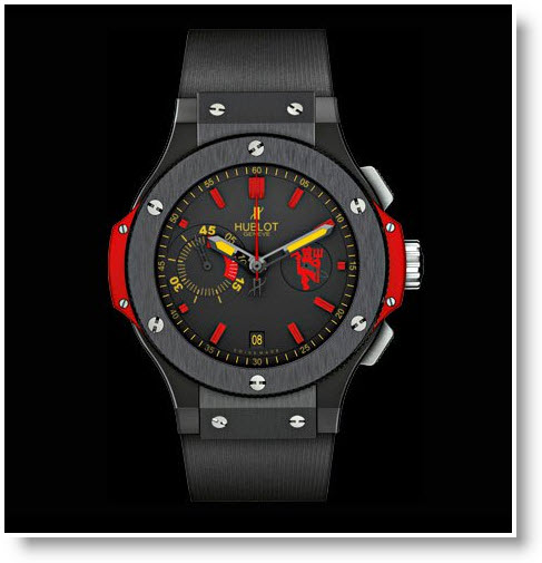 ขายนาฬิกา Man U รุ่น Hublot Red Davil Bang, Offical Manchester United Watch Limited Edition เป็นของ Copy เกรด AAA รูปที่ 1