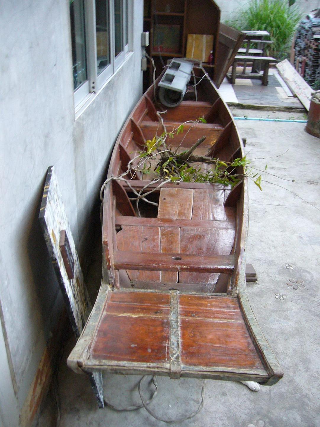 ขาย เรือสำปั้นไม้สักเก่า สวยมาก ติดต่อ เจี๊ยบ 089-923-8542 รูปที่ 3