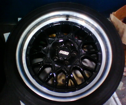 ขายล้อแม็กซ์ BBS ขอบ 17 นิ้ว พร้อมยางยี่ห้อ YOKOHAMA รูปที่ 1